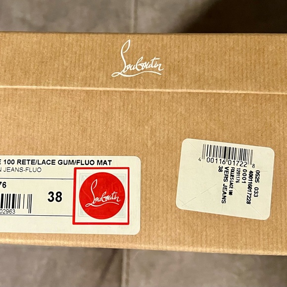 Christian Louboutin Follies Lace Heels in Fluorescent Yellow - Picture 14 of 15